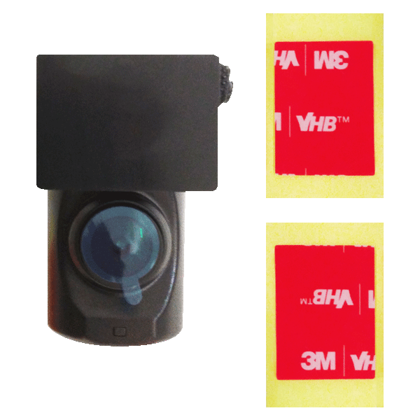 ドライブレコーダー スマートレコ P4 WHSR-1040 同梱品：サイドカメラ（左）用接続＋固定用両面テープ（2枚：1枚予備）