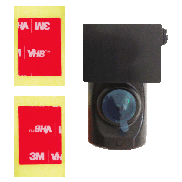 ドライブレコーダー スマートレコ PERFECT4 WHSR-1040 同梱品：サイドカメラ（右）用接続＋固定用両面テープ（2枚：1枚予備）