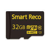 ドライブレコーダー スマートレコ WHSR-650 本体同梱品：SmartReco専用microSDカード